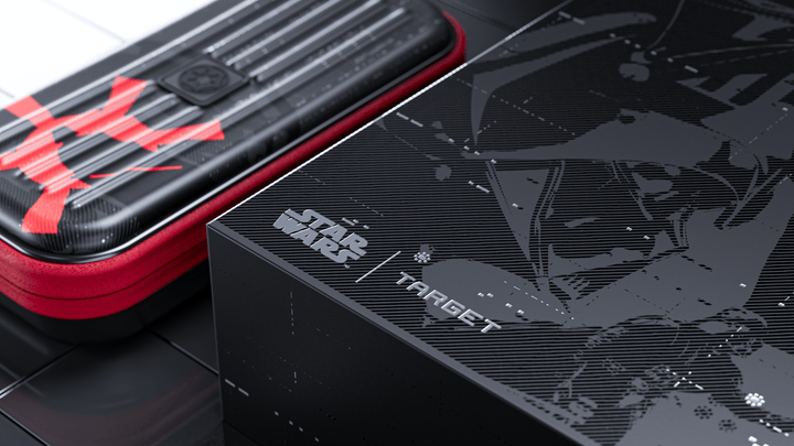 Target Darth Vader Swiss Point Steeldarts Detail Case