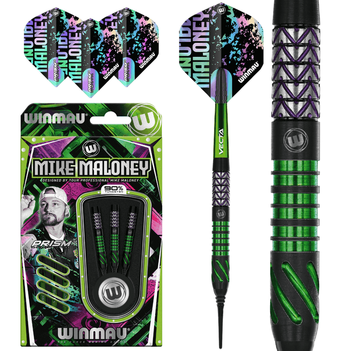 Winmau Mike Maloney Softdarts Lieferumfang