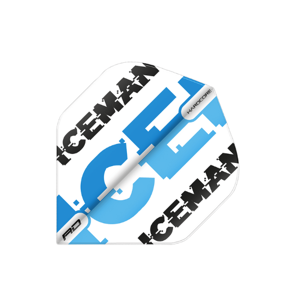 Red Dragon Gerwyn Price Logo Flights WeißBlau