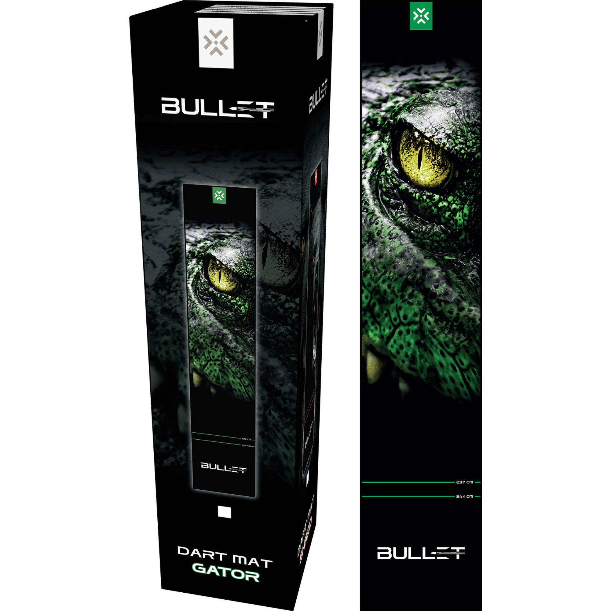 Bullet Dartmatte Gator 60 plus Verpackung