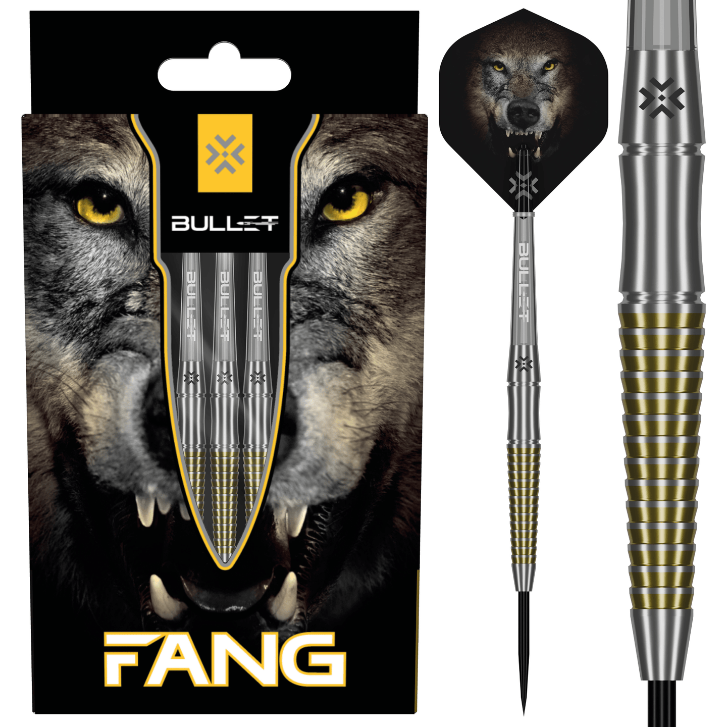 Bullet Fang SteeldartsVerpackung