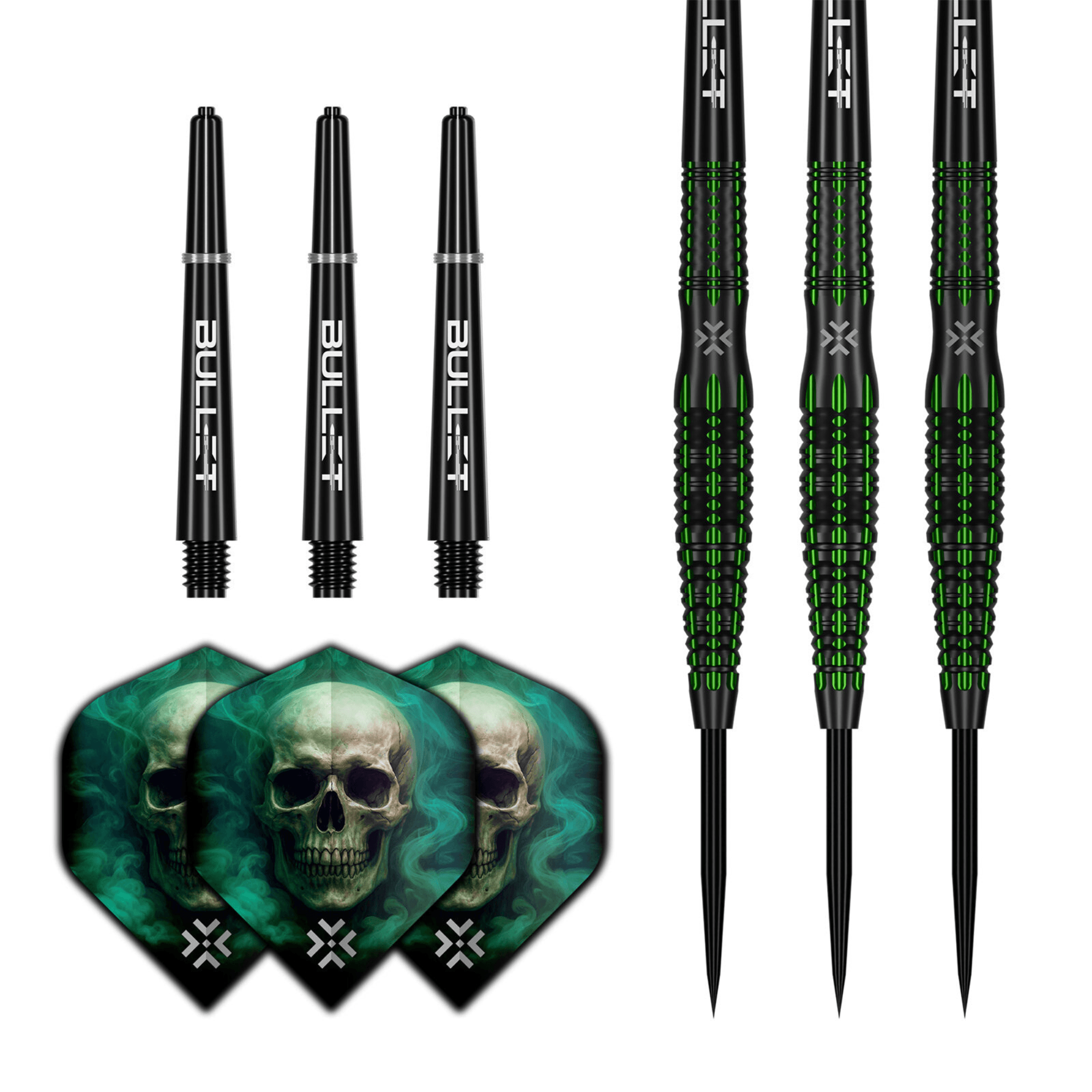 Bullet Poison Steeldarts Packungsinhalt