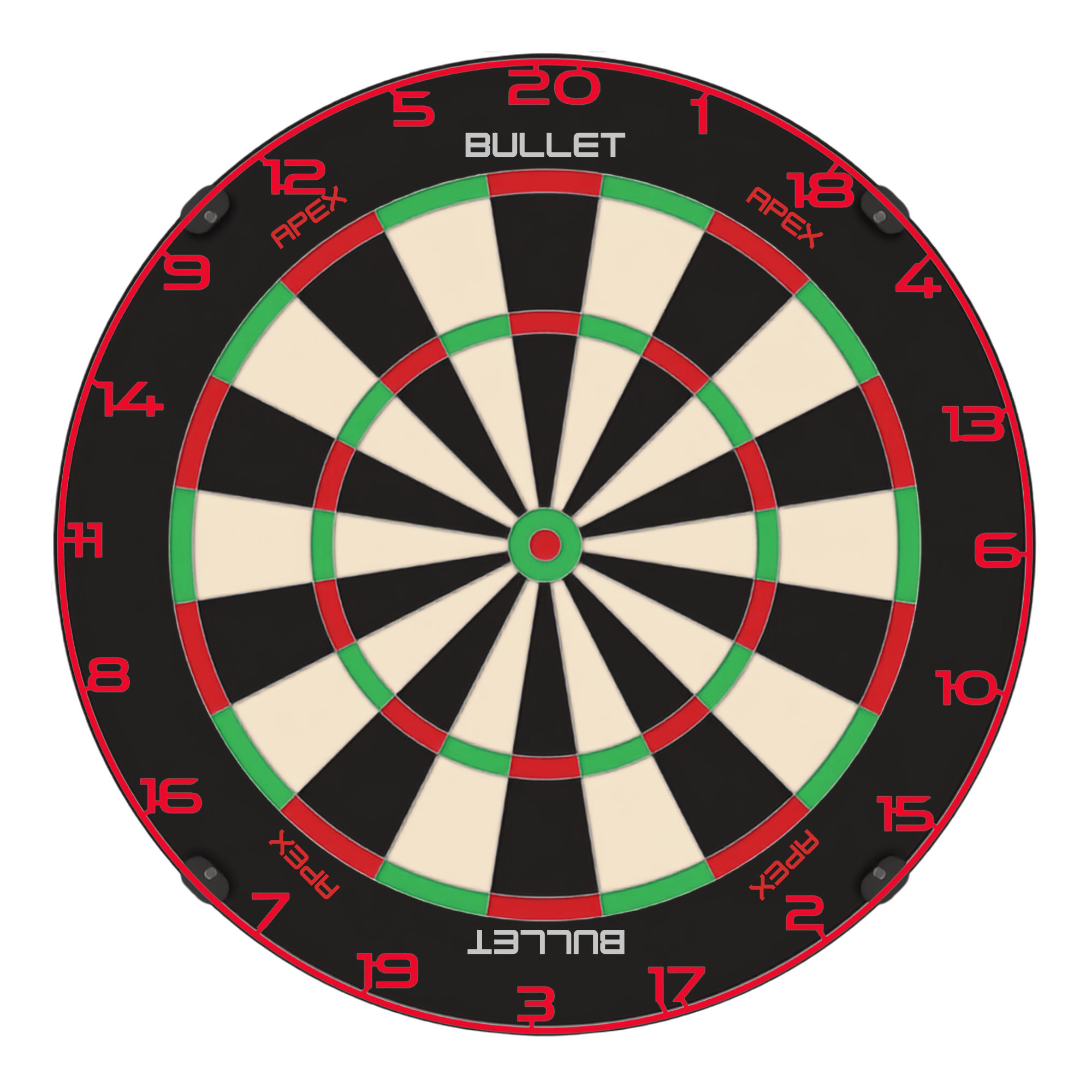 Bullet Zahlenring Red mit Board