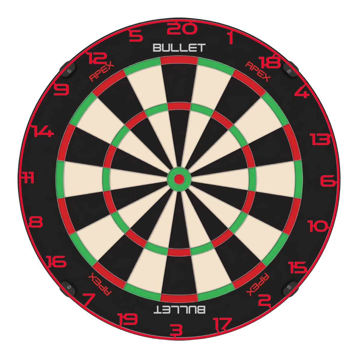 Bullet Zahlenring Red mit Board