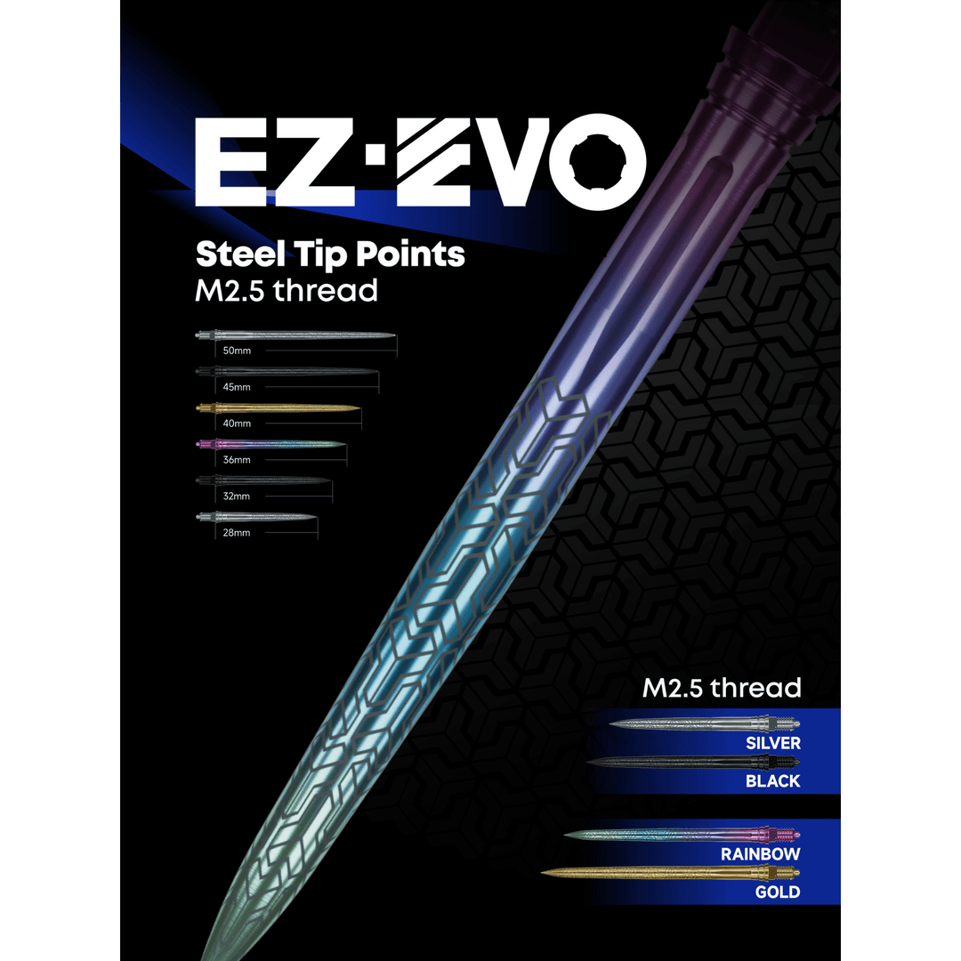 Caliburn EZ-EVO Laser Armor Spitzen - Gold Maße