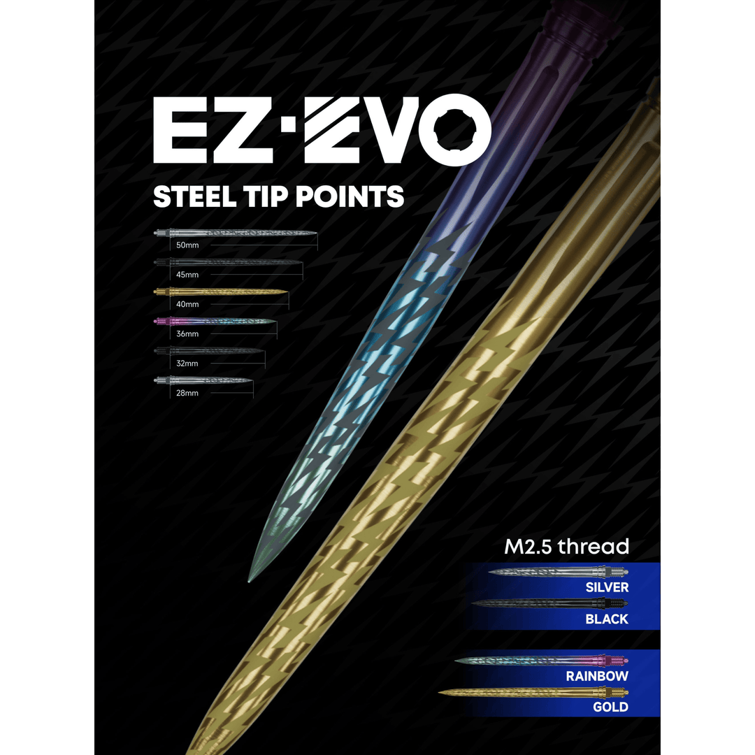 Caliburn EZ-EVO Laser Lightning Spitzen - Rainbow Maße