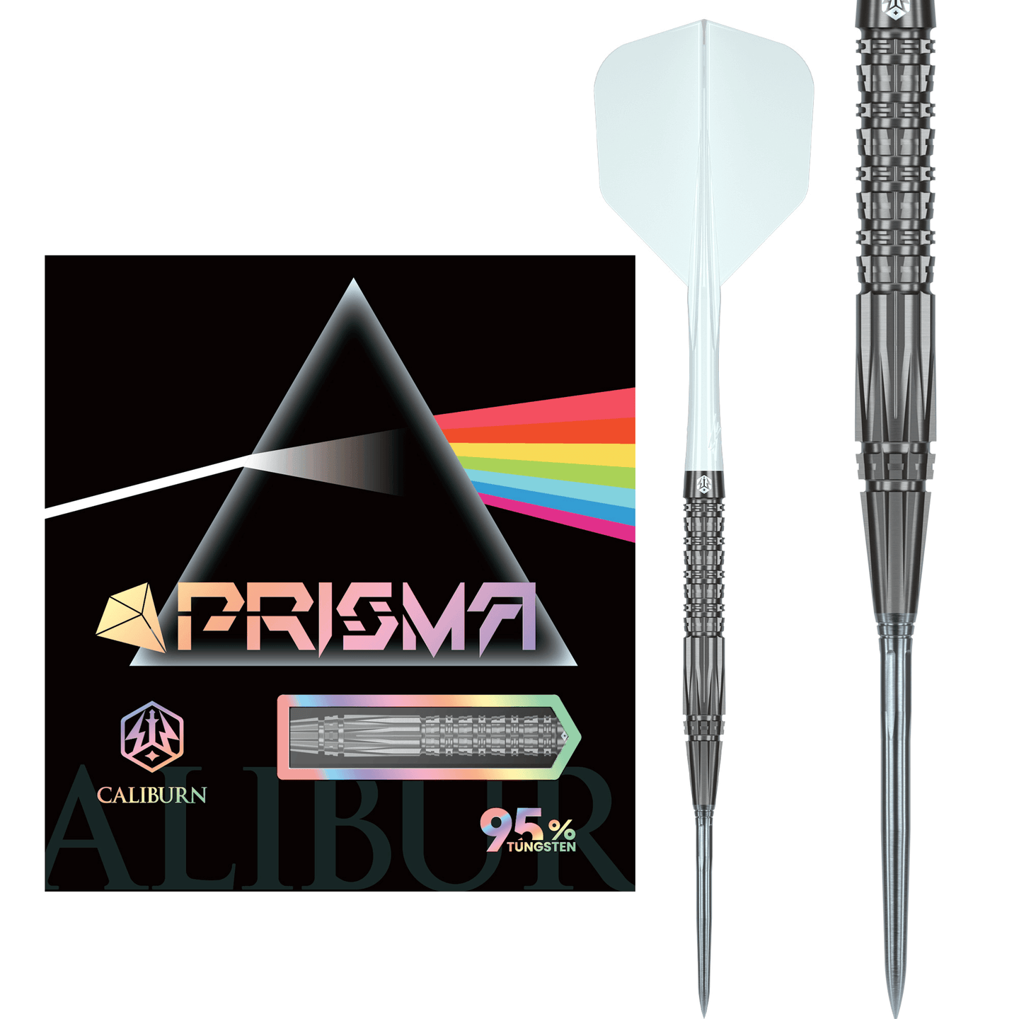 Caliburn Prisma P2 Steeldarts Verpackung