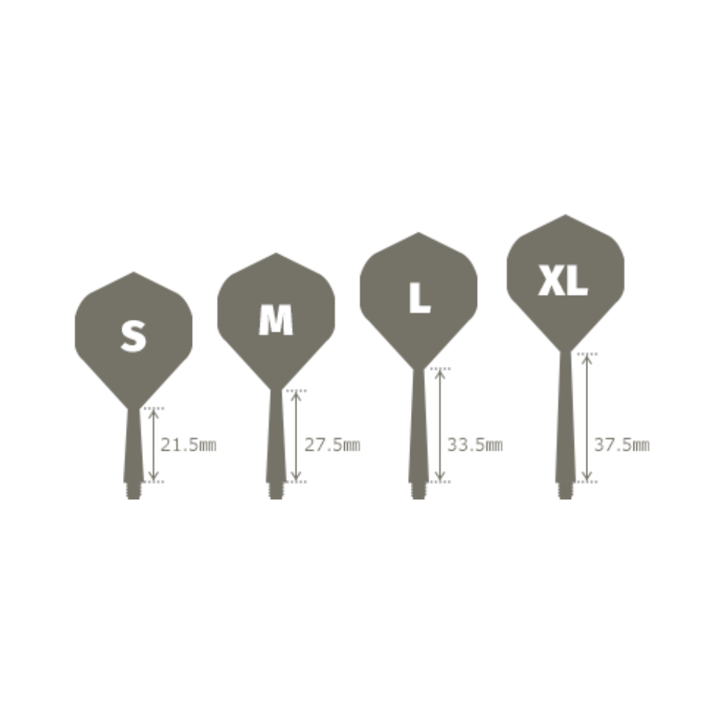 Condor Axe Flight System - Standard Transparent/Lila Größen