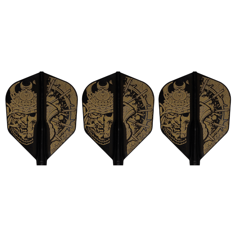 Cosmo Fit Flights Air Printed Series Samurai Skull A Shape