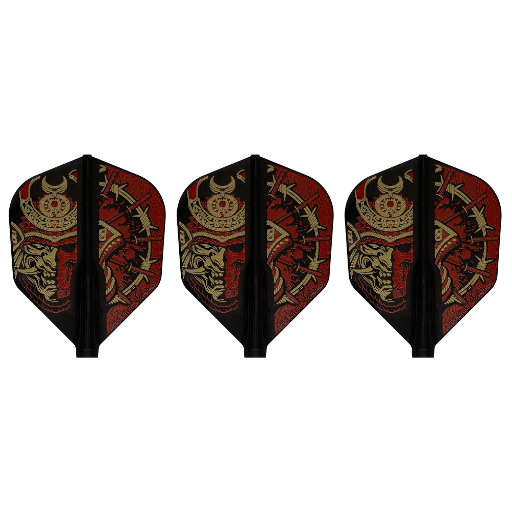 Cosmo Fit Flights Air Printed Series Samurai Skull A Shape