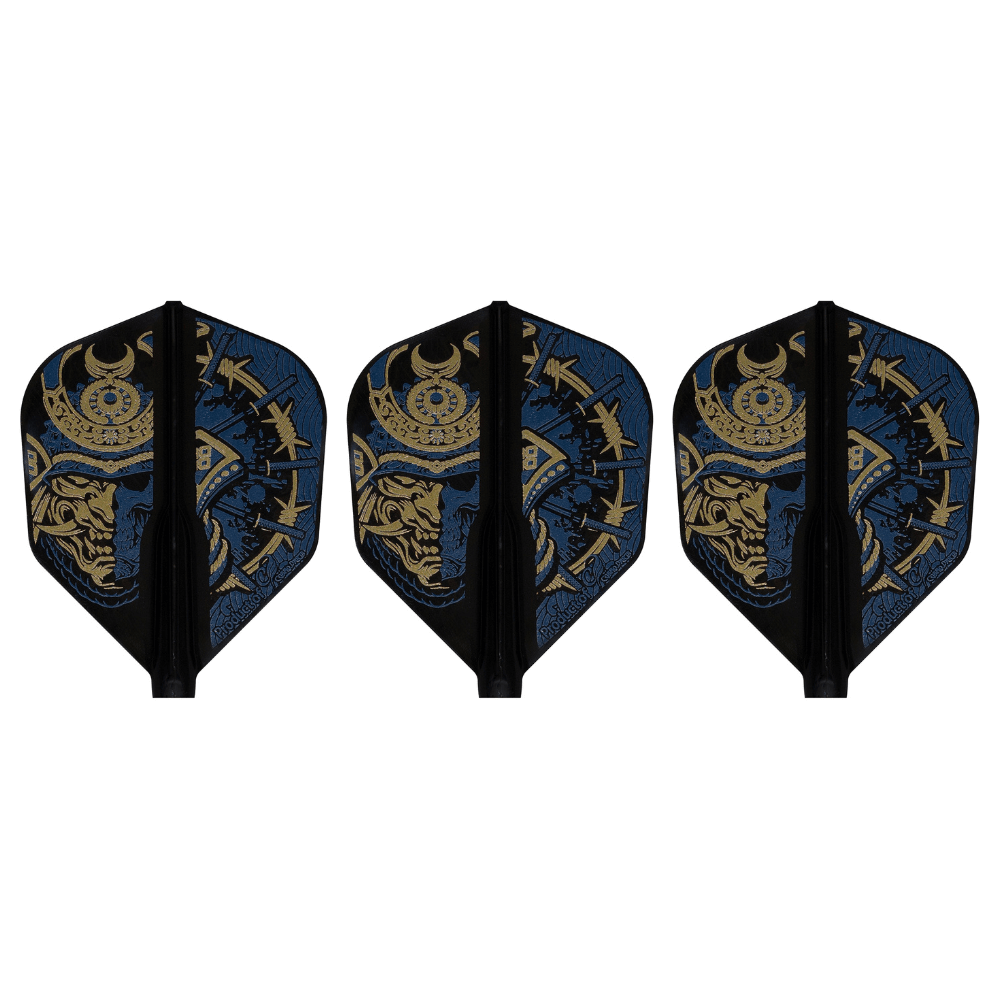 Cosmo Fit Flights Air Printed Series Samurai Skull B Shape