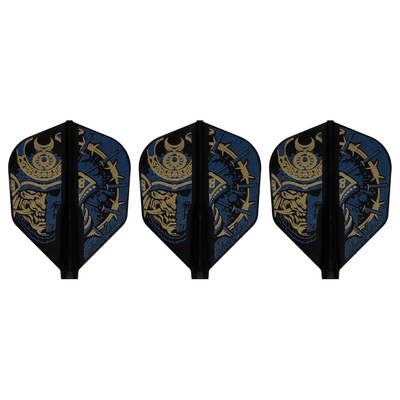 Cosmo Fit Flights Air Printed Series Samurai Skull B Shape