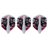 Cosmo Fit Flights Air Printed Series Snakes of Fire Shape