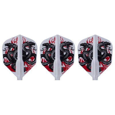 Cosmo Fit Flights Air Printed Series Snakes of Fire Shape
