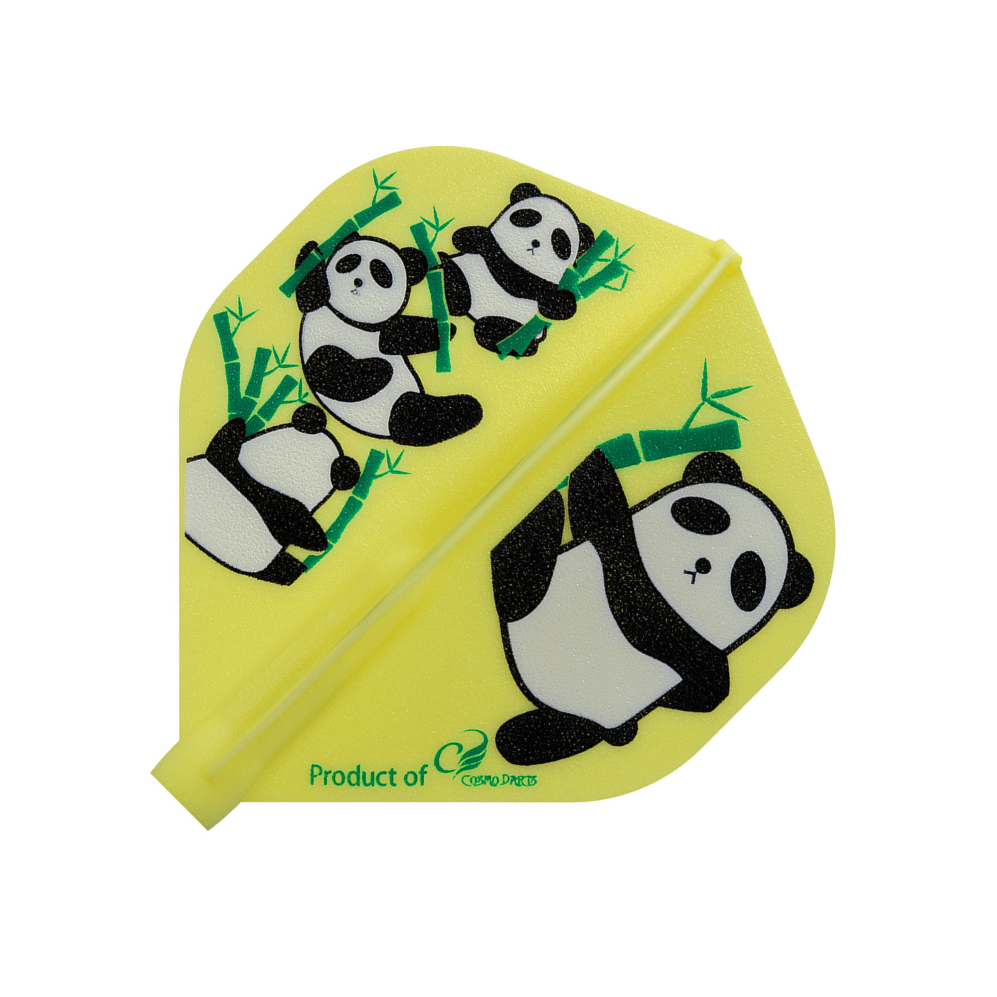 Cosmo Fit Flights Printed Series Panda x Family Standard gelb