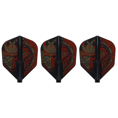 Cosmo Fit Flights Printed Series Samurai Skull A Shape