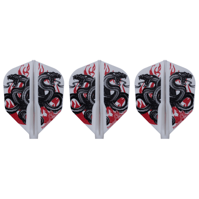Cosmo Fit Flights Printed Series Snakes of Fire Shape