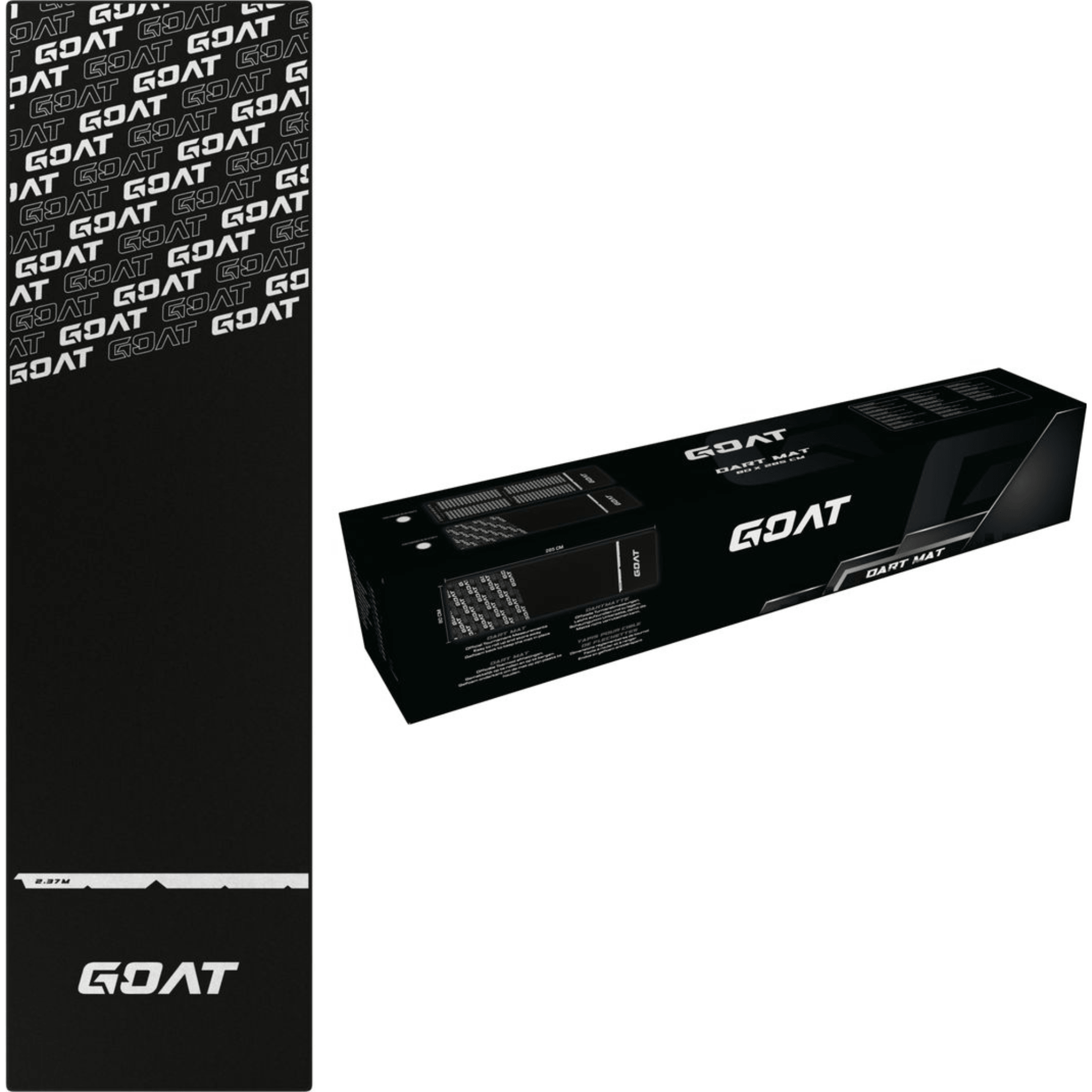 GOAT Logo Dartmatte 80 mit Verpackung