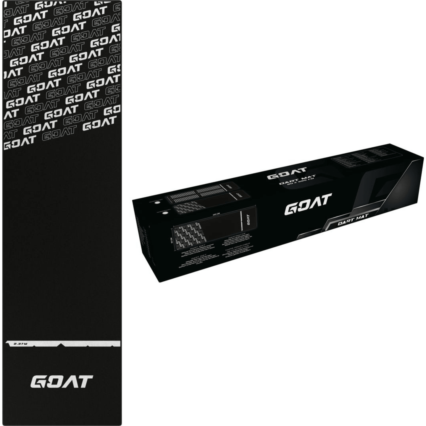 GOAT Logo Dartmatte 80 mit Verpackung