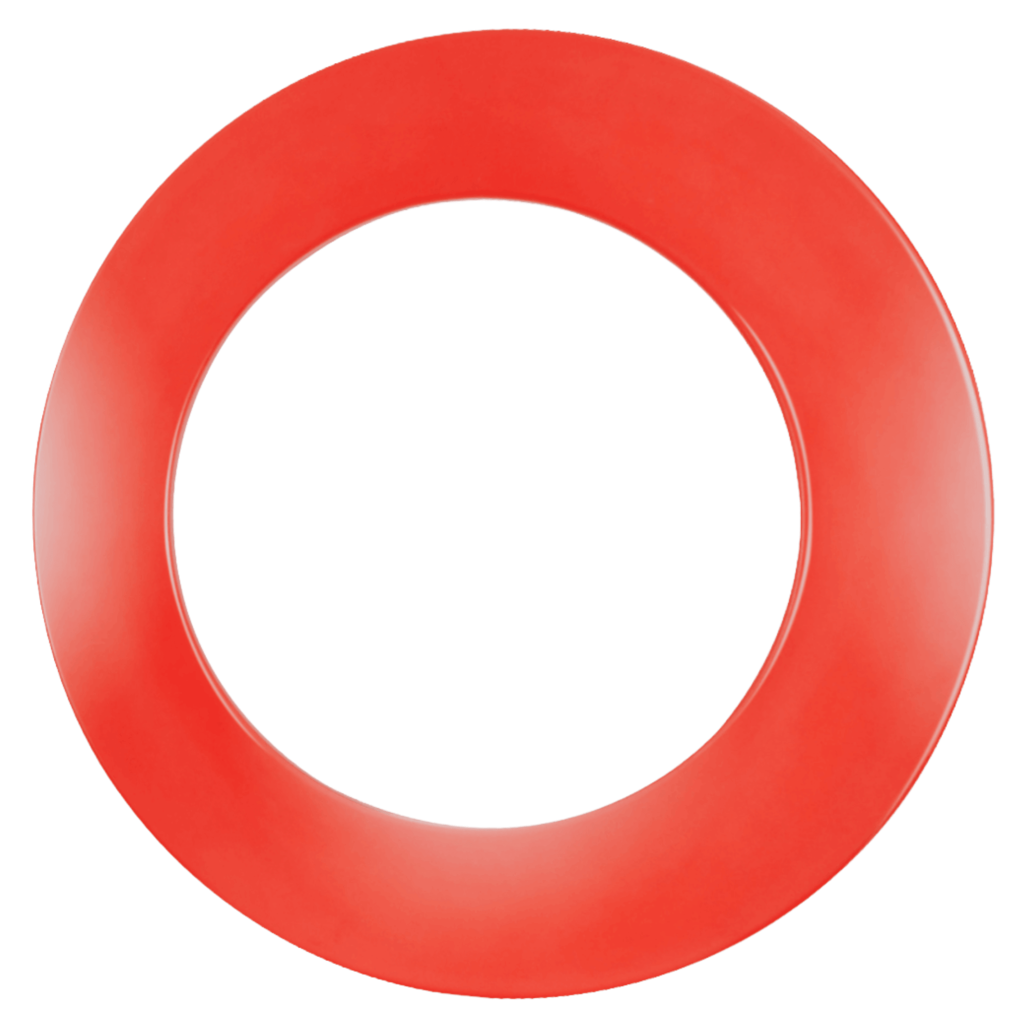 GOAT Red Dartboard Surround seitlich