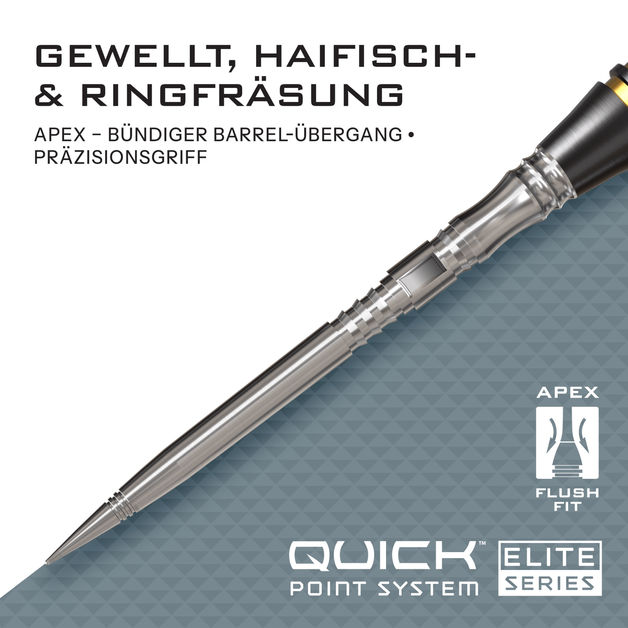 Harrows Apex Axis Elite Series Quick Point Spitzen Details