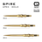 Harrows Apex Spire Elite Series Quick Point Spitzen Gold Maße