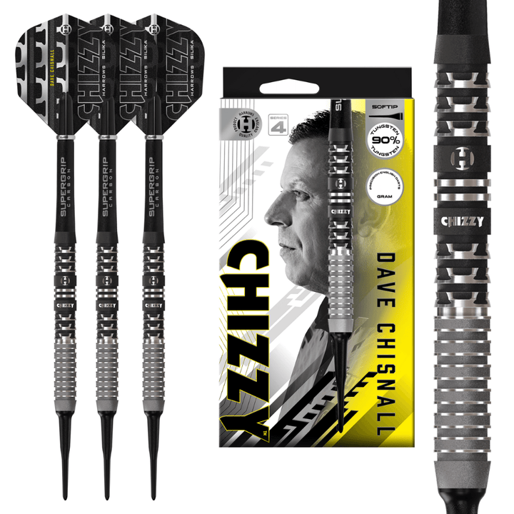 Harrows Chizzy Series 4 Softdarts Lieferumfang