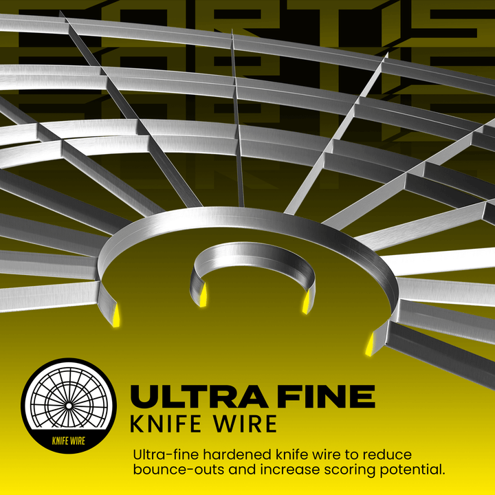 Harrows Fortis Dartboard Detail Spinne