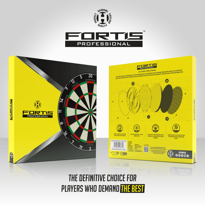 Harrows Fortis Dartboard Verpackung