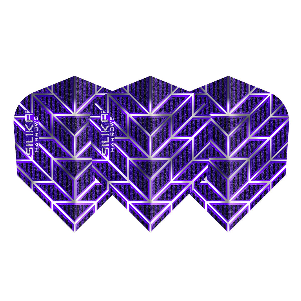 Harrows Monarch Purple Flights Set