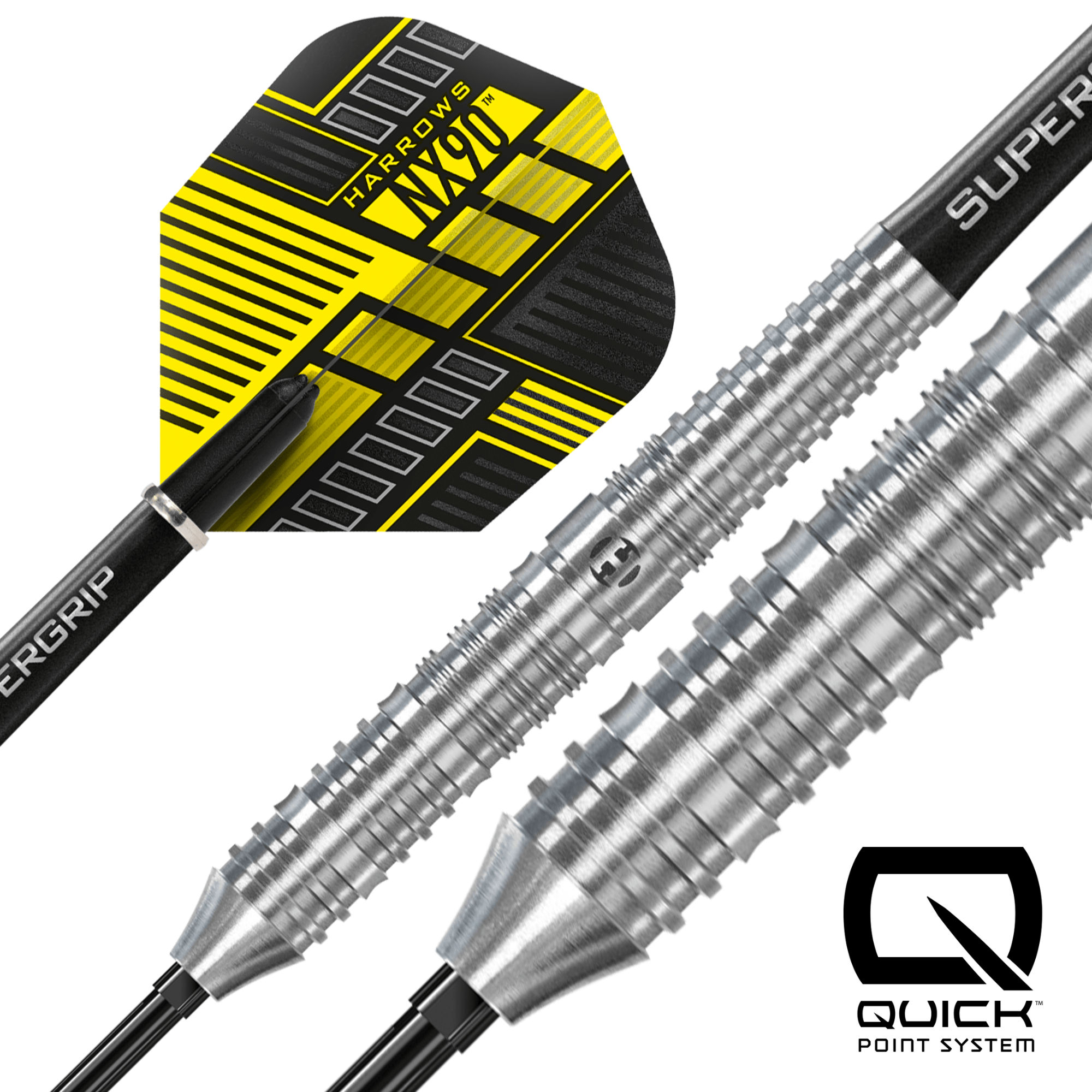 Harrows NX90 Parallel Quick Point Steeldarts Detailansicht