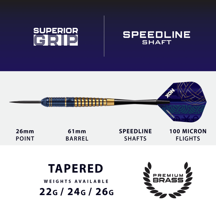 Harrows Nox Steeldarts Abmessungen