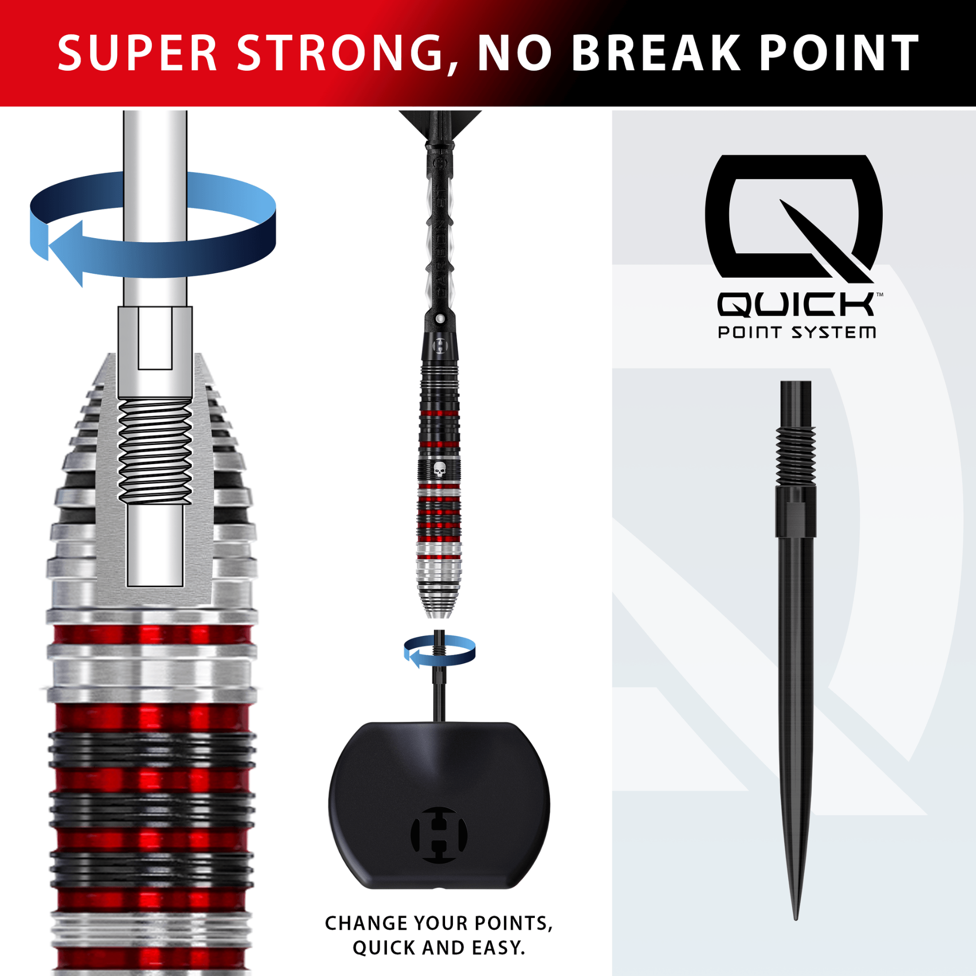 Harrows Ryan Searle Series 2 Quick Point Steeldarts Details QP