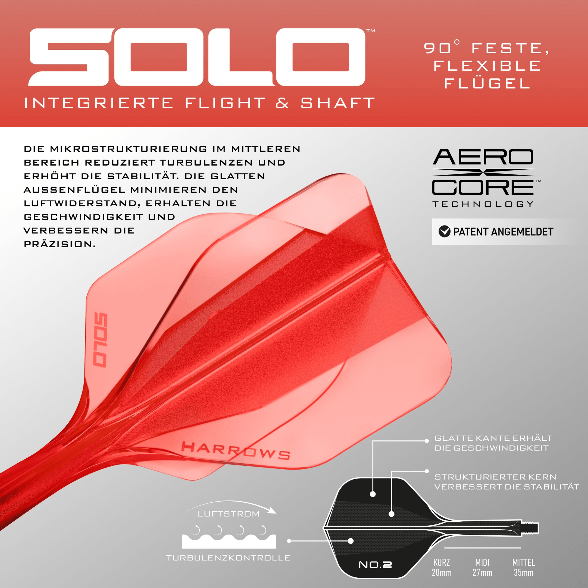 Harrows Solo Integrated Flight System Red - NO2 Details