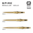 Harrows Spire Elite Series Quick Point Spitzen Gold Maße