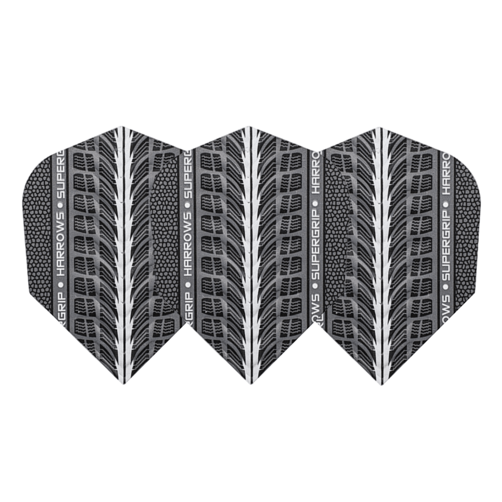 Harrows Supergrip Flights - Silber Set