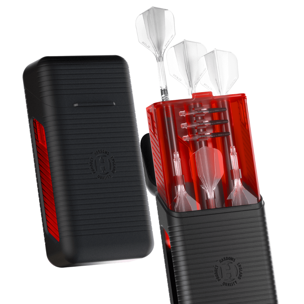 Harrows Vault Dartcase Red Offen