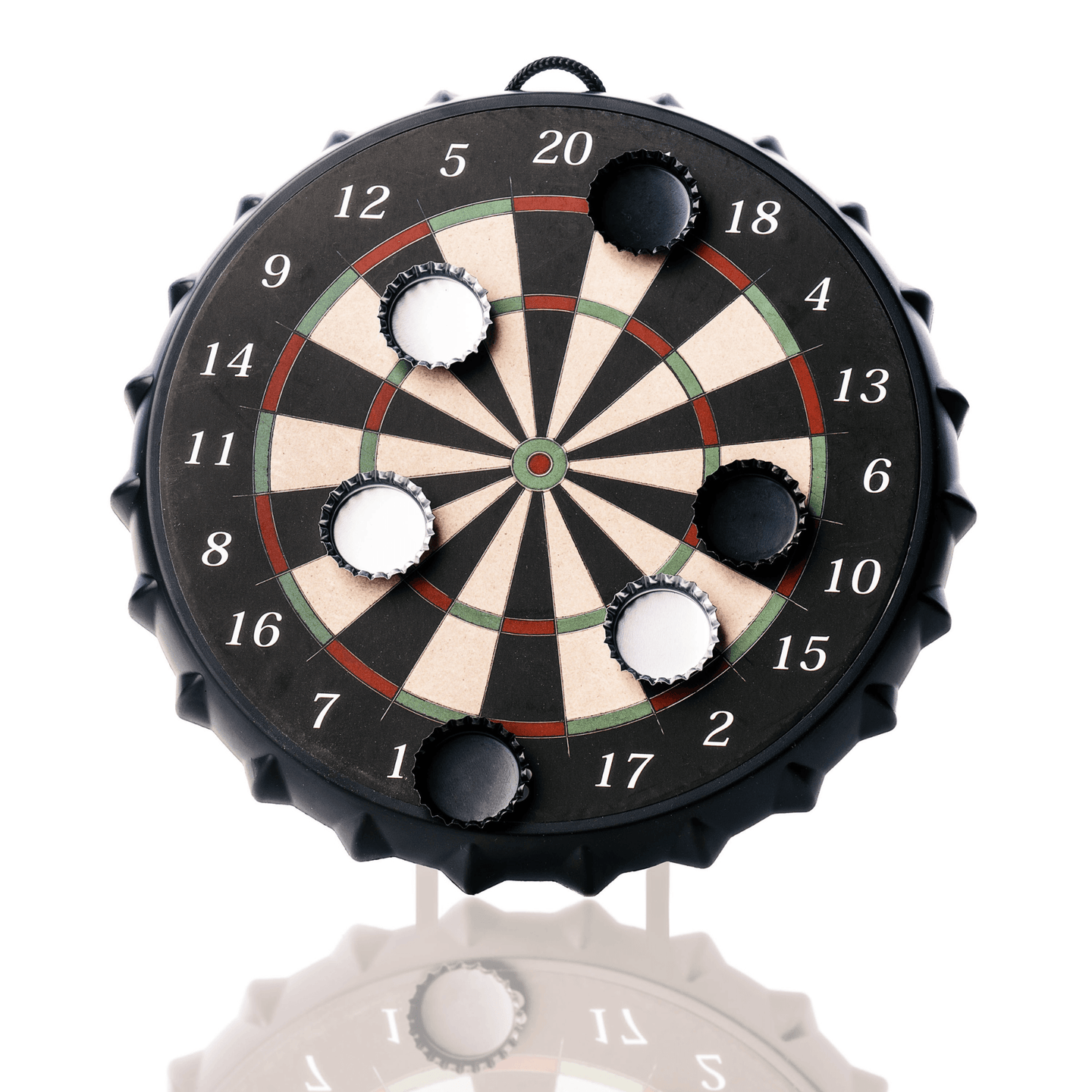 Karella Mini Dartboard Kronkorken Magnet mit Kronkorken