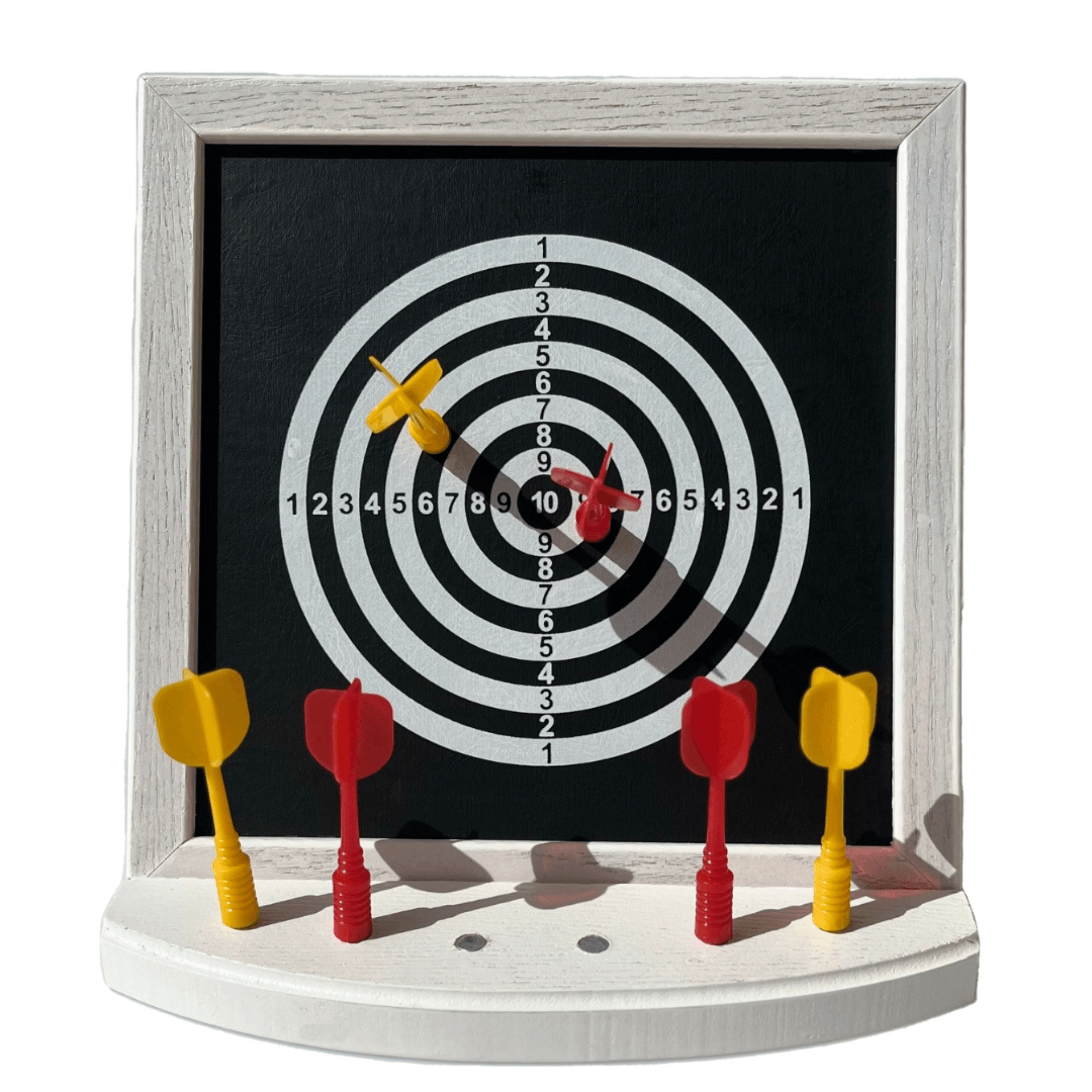 Karella Mini Magnet Dartboard Set weißer Ring