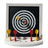 Karella Mini Magnet Dartboard Set weißer Ring