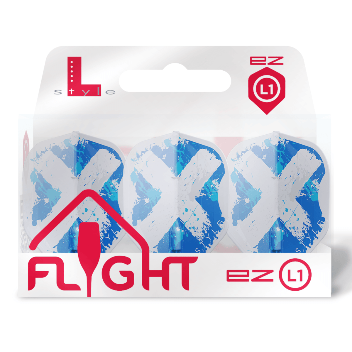 L-Style L1EZ Lorraine Hyde Clear White Flights Verpackung