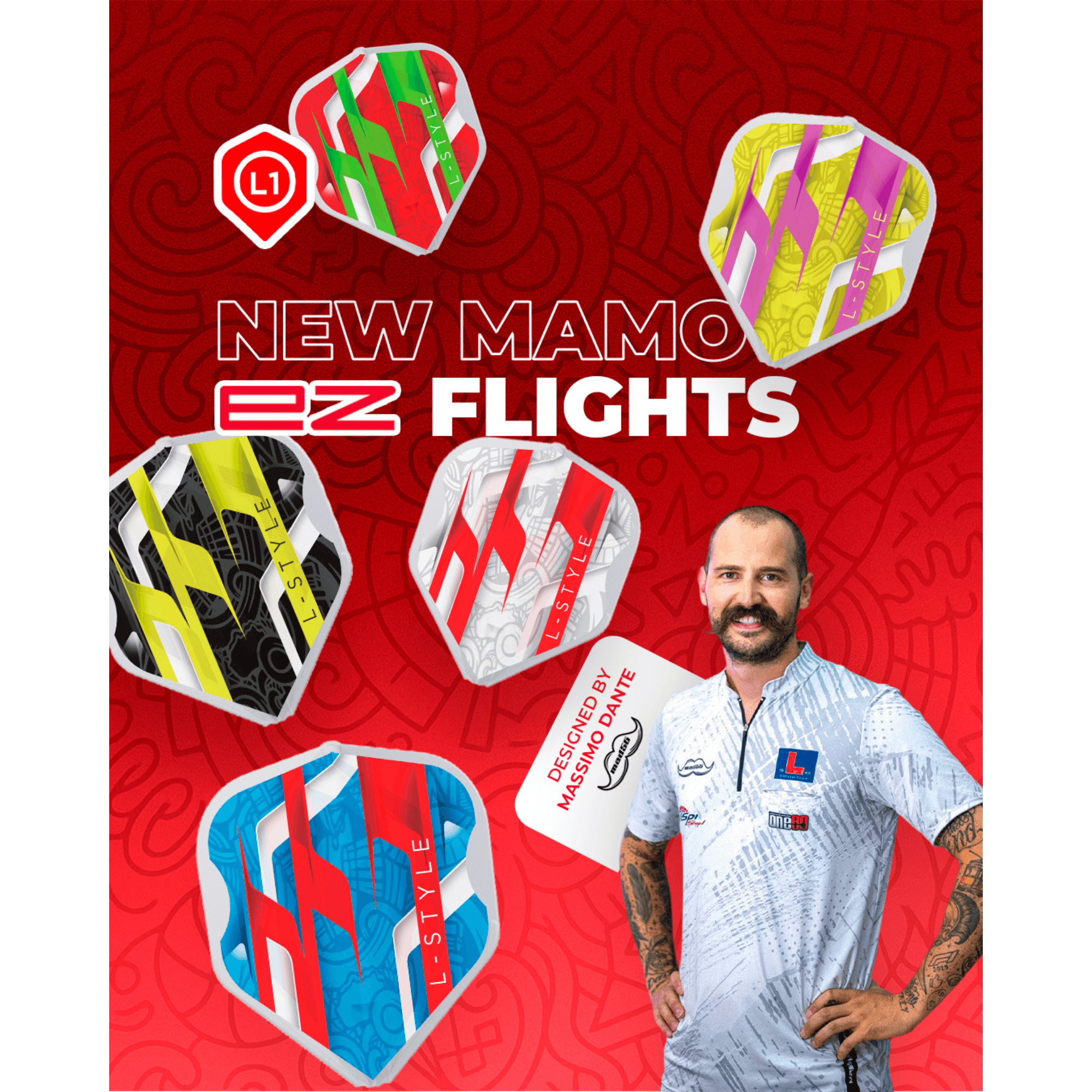 L-Style L1EZ Mamo Series Black Flights Farben