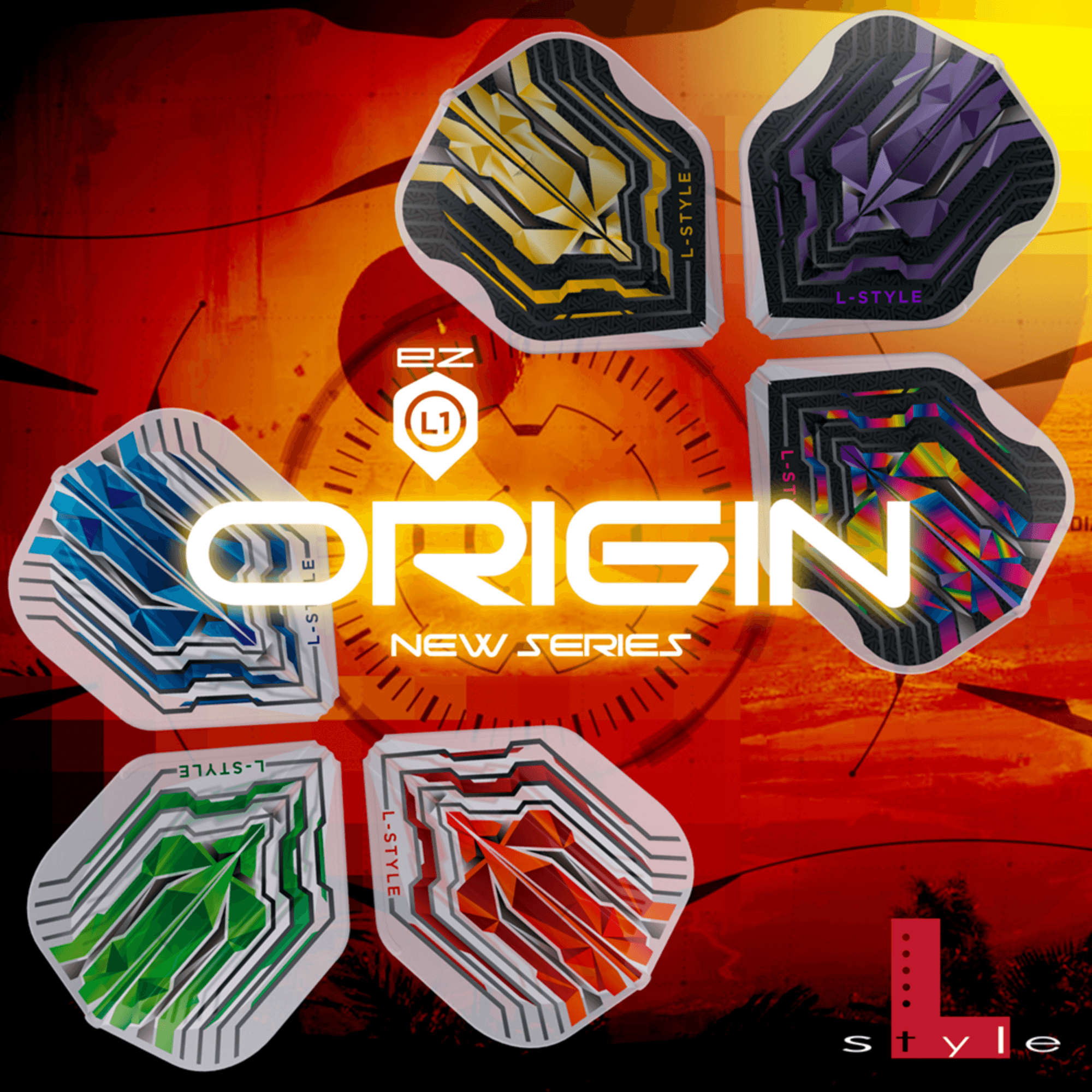 L-Style L1EZ Origin Series Green Flights Farben