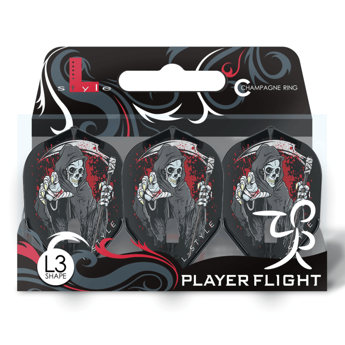 L-Style L3PRO Adam Stella V1 Black Flights Verpackung