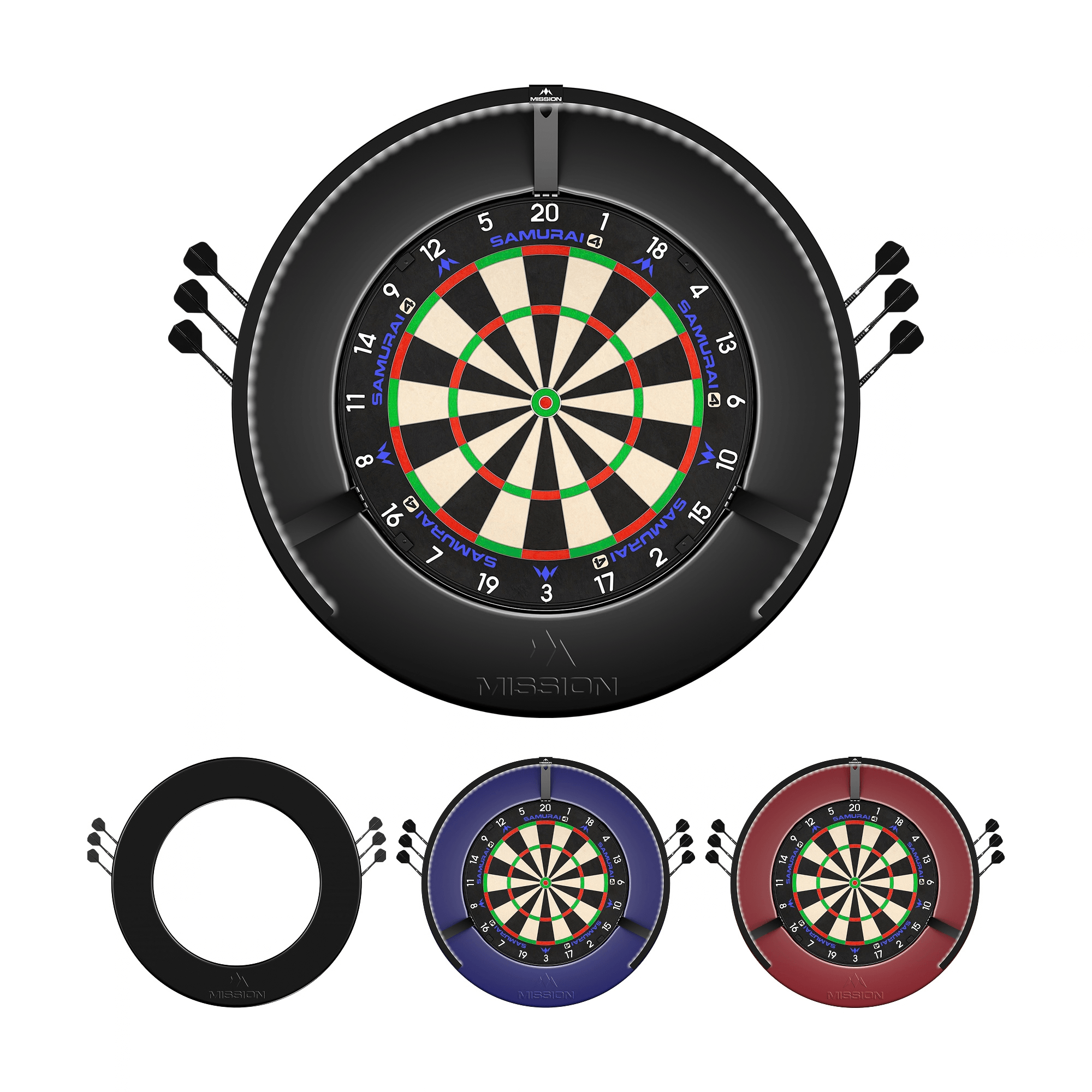 Mission Dartboard Surround Red arben