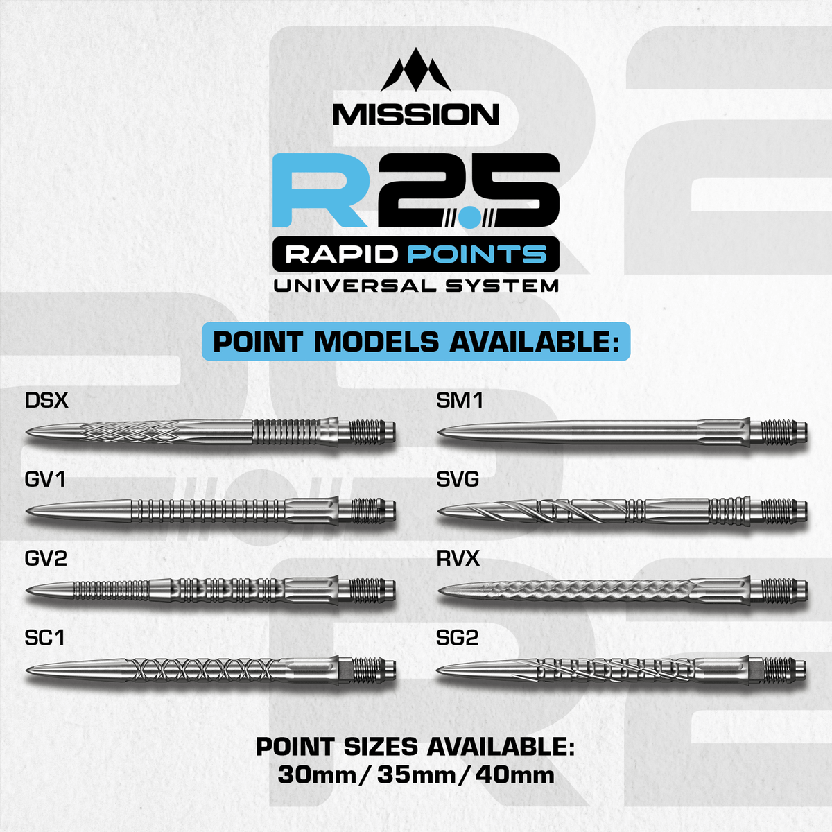 Mission Rapid Point SC1 Silver Varianten