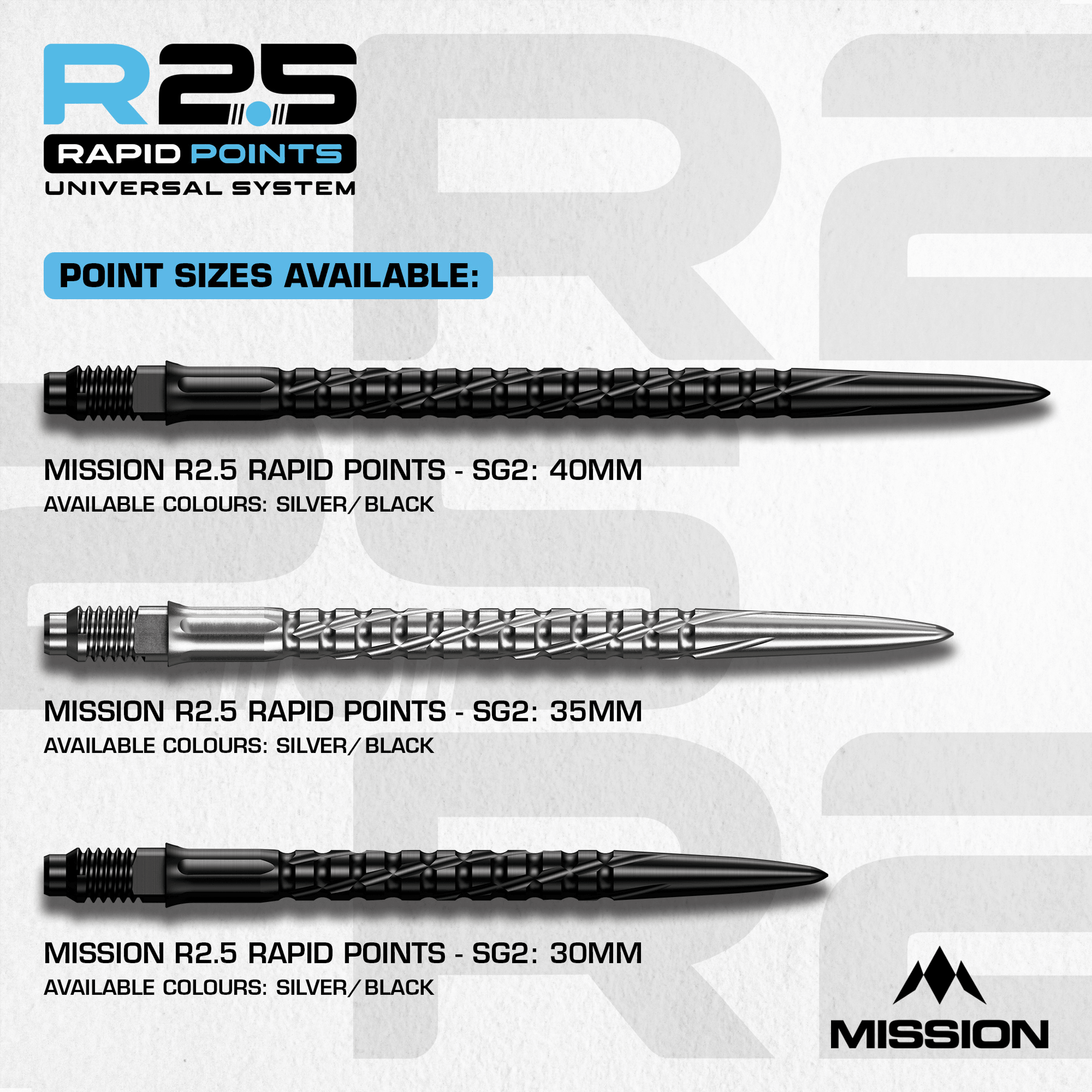 Mission Rapid Point SG2 Black Maße