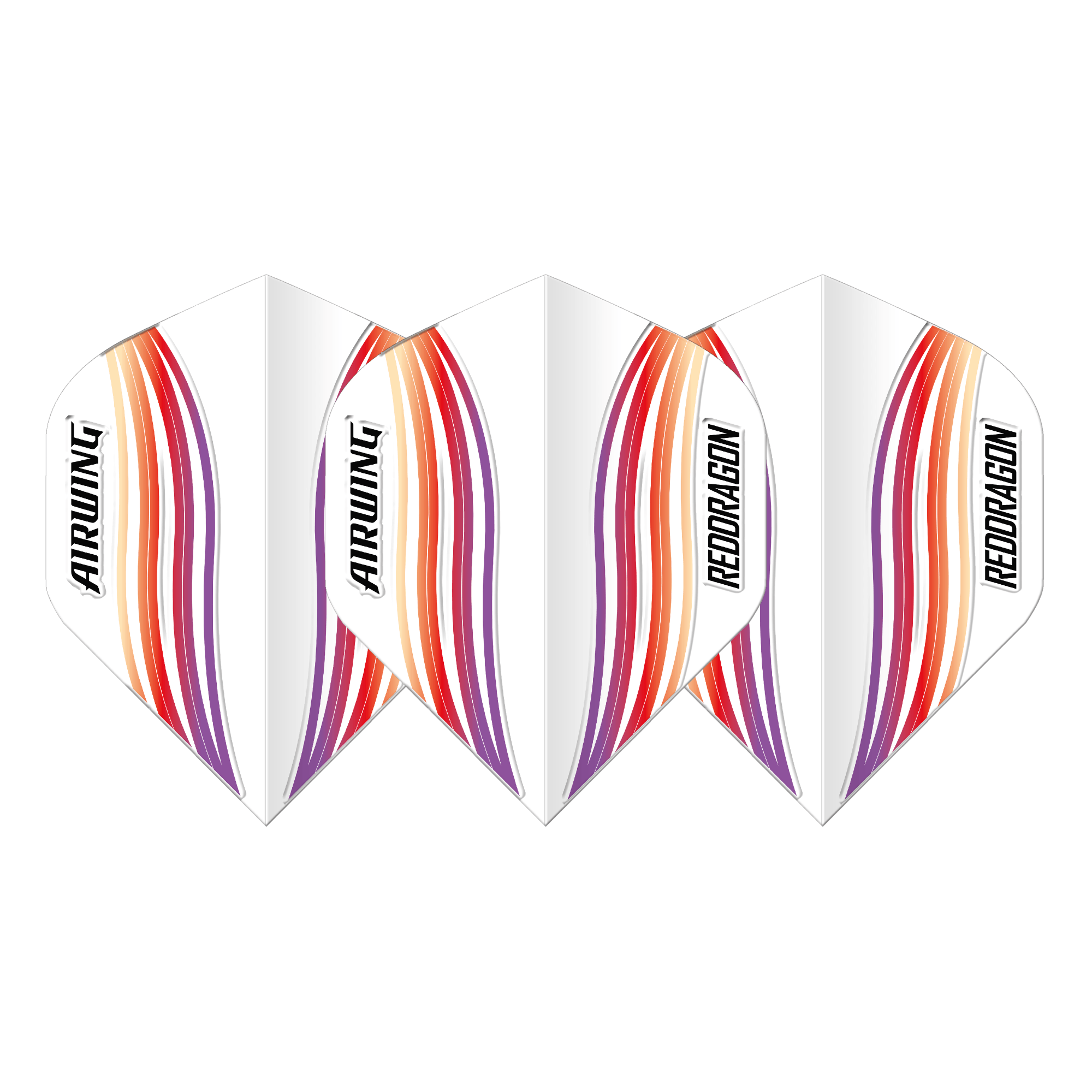 Red Dragon Airwing Orange Purple Flights Set