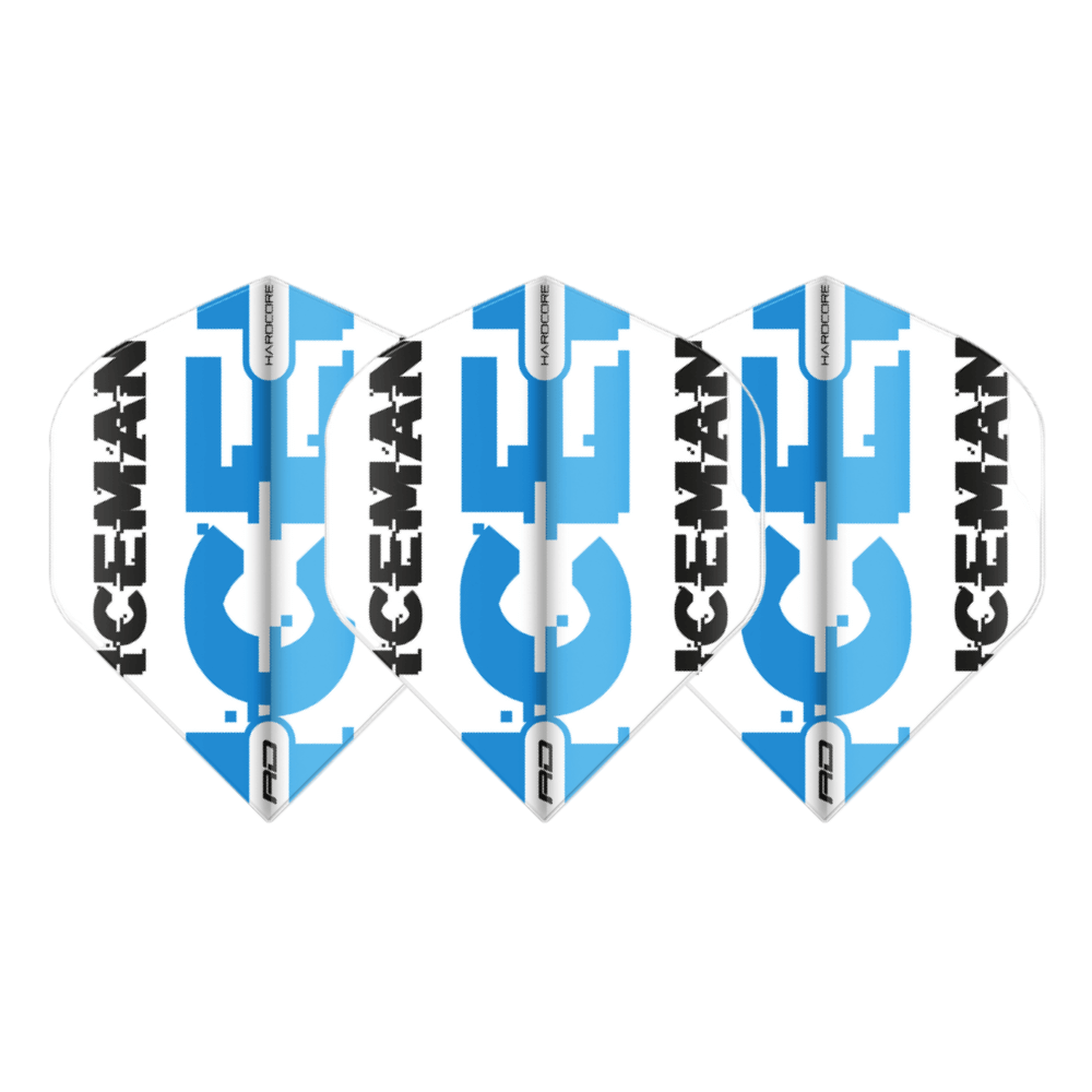 Red Dragon Gerwyn Price Logo Flights - WeißBlau Set