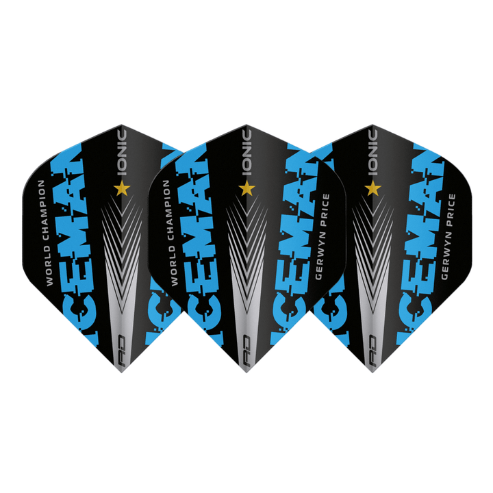 Red Dragon Hardcore Gerwyn Price World Champion Flights - Blau Set